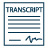 transcript icon