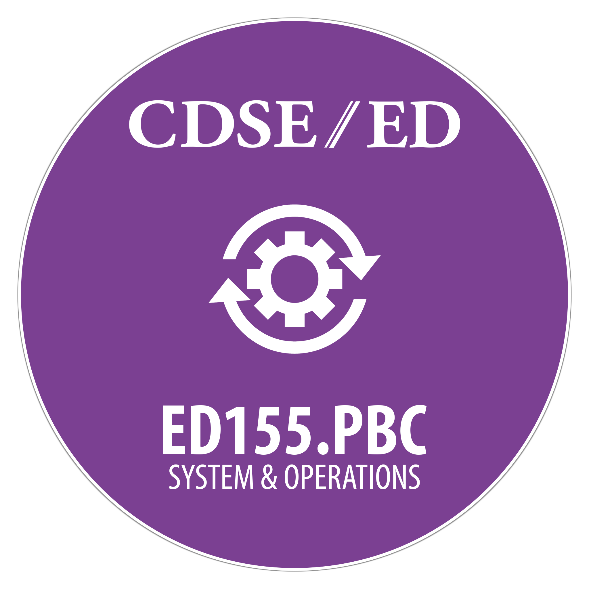 The CDSE Certificate for Systems and Operations Digital Badge The CDSE Certificate for Systems and Operations Digital Badge
