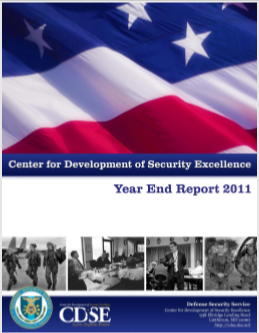 Cover of CDSE 2011 Year End Report