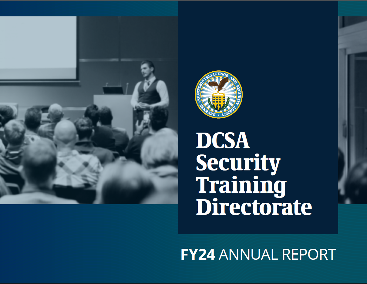 Cover of Security Training Year End Report