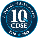 CDSE Anniversary Seal